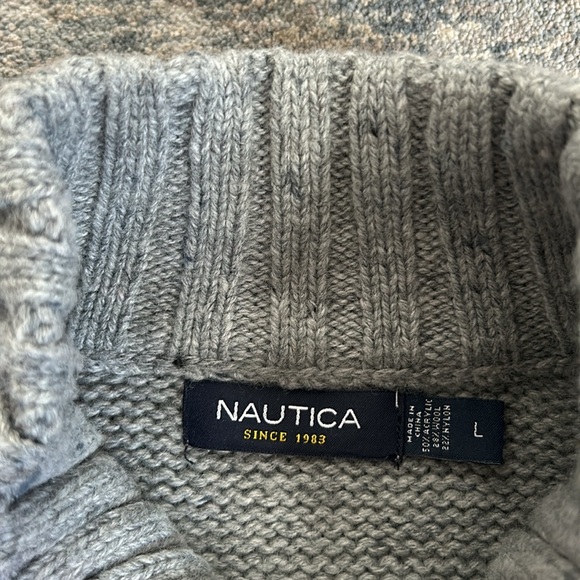 Nautica Button Front Sweater - Picture 3 of 5
